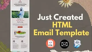 How to  Design a Responsive HTML Email Template from Scratch 2023 | Create HTML Newsletter