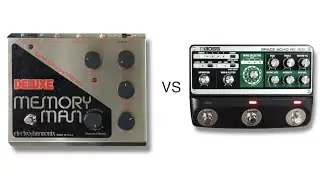 Electro Harmonix Deluxe Memory Man vs Boss RE 202