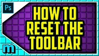 HOW TO RESET TOOLBAR IN PHOTOSHOP CC 2019 (EASY) - How To Reset Tools Bar In Photoshop CC 2018