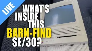 What's inside this barn-find Macintosh SE/30?