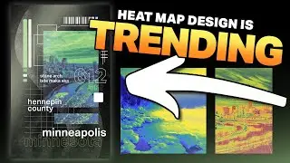 NEW Graphic Design Trend 2024: Heat Maps??