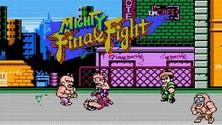 Mighty Final Fight NES Longplay (Retro TV Filter)