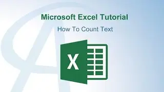 How To Count Text In Excel