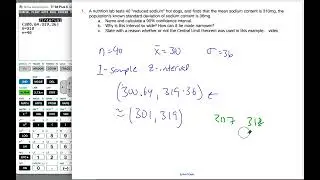 IB MAI HL - 04.04.1 z-interval example