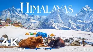 Himalayas 4K: The Roof of the World - Horizon View from Everest | by Relaxation Film