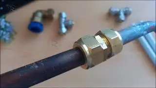 DIY Plumbing: No Solder Needed - Connect Compression Fittings Copper