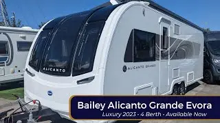 £29,990 Luxury Caravan: Bailey Alicanto Grande Evora 2023 4 Berth