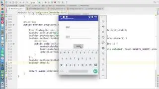 Android Studio Tutorials 51 : SQLiteDatabase Part - 5