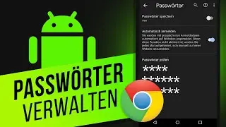 Anzeigen von gespeicherten Passwörtern in Chrome | Accounts und Passwörter bei Android einsehen