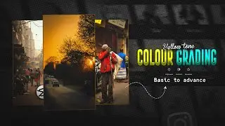 Colour Grading & yellow tone colour | colour grading in capcut !!