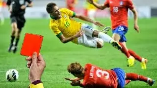 Neymar Jr - The Art of Diving ● Red Cards, Yellow Cards, penalties | HD