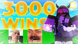 I Got 3000 WINS in ROBLOX Bedwars...