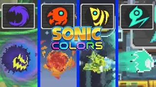 SONIC COLORS (Wii & DS) - All Powerups