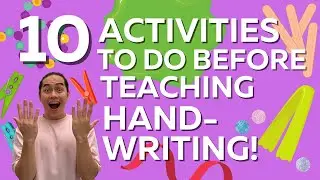 10 ACTIVITIES TO DO BEFORE TEACHING HANDWRITING | PRE-WRITING