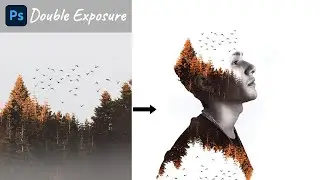 Create A Double Exposure Effect In Photoshop | Double Exposure Photoshop | Best Editing |  Photoshop