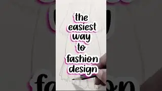 The easiest way to Fashion Design! #fashionillustration #adobeillustrator #fashiondesign