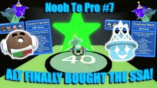 Noob buys the supreme star amulet and makes trillions... Noob to pro #7 | bee Swarm Simulator |