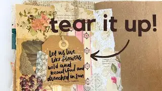 Here's why I love using torn edges in my junk journals (and you should too!) ✨