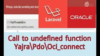 Call to undefined  function yajra\pdo\oci_connect() (oracle +Laravel)