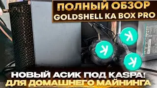 🔥 GoldShell KA BOX PRO 1.6T. Обзор нового домашнего KASPA асика. Настройка, шум, температуры, доход