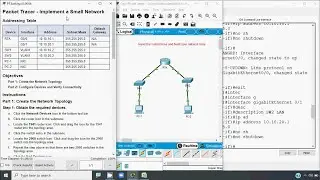 1.6.1 Packet Tracer - Implement a Small Network