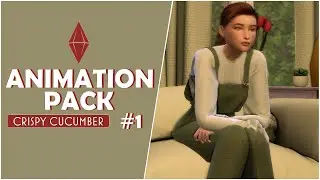 THE SIMS 4 ANIMATION PACK #1 l CRISPY CUCUMBER