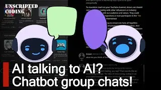 AI chatbots talking to other chatbots?  GROUP CHATS with GPT4 in SillyTavern | Unscripted Coding