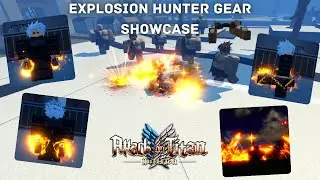 Explosion Hunter Gear Showcase | Untitled Attack On Titan (Christmas Update!)