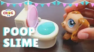 Poop Slime | Mermaid Poop | Magical Poop | LPS Poop | Toilet Glitter Poop | Super Fun and Easy