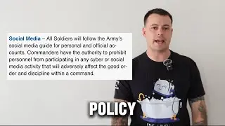 Army Social Media Policy Change