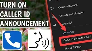 how to on caller id announcement | caller id announcement