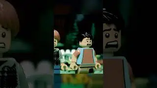 Существо наблюдает за детьми #lego #страшилки2023  #shorts