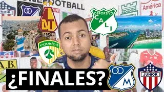 Así Terminarían Las Finales Del Futbol Colombiano! Cali Vs Tolima - Millonarios Vs Junior