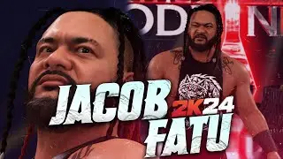 WWE 2K24 JACOB FATU w/Call Name  | New WWE 2K24 Mods