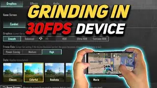 Grinding in 30fps device  ⚡️ low end device bgmi montage | bgmi new update