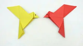 How To Make an Origami Bird - Paper Bird Origami