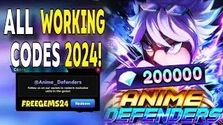 *NEW* ANIME DEFENDERS ROBLOX CODES 2024 / ANIME DEFENDERS CODES GEMS / ANIME DEFENDERS CODE