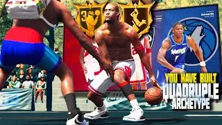 My OFFICIAL 1st Build In NBA 2K23 / 90+ Dunking & Shooting - Anthony Edwards "Quadruple Archetype"