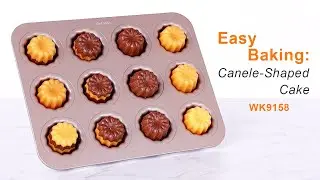 How To Make Canele Cake Simply丨Easy Baking (WK9158)