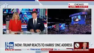 President Trump Reacts To Kamala's DNC Speech on Fox News