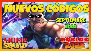 *Nuevo código🔥TODOS los CODIGOS activos en ANIME SQUAD SIMULATOR🔥Códigos Roblox 2022🔥EMiLiOR