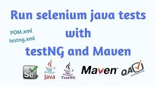 Run selenium tests using testNG & Maven