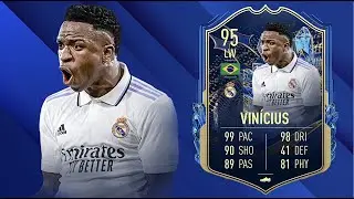 FIFA 23: VINICIUS JR 95 TOTS PLAYER REVIEW I FIFA 23 ULTIMATE TEAM