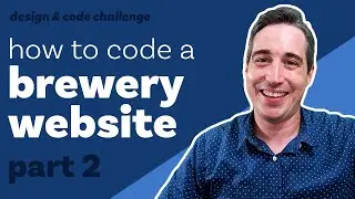 How to code a brewery website - The Variables and Typography [Design & Code] Code part 2