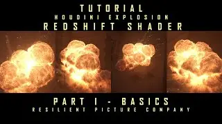 HOUDINI EXPLOSION - REDSHIFT SHADER - PART I - BASICS