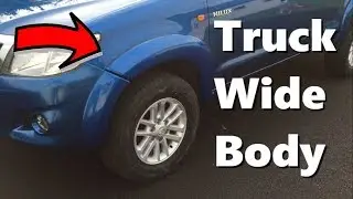 How to fit wide body kit to your Pick up Truck !! Diy