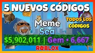 ✅5 NUEVOS CÓDIGOS✅12 CÓDIGOS de 🌊MEME SEA 🌊 Update 4 🌊 Roblox 2024 🌊 EMiLiOR