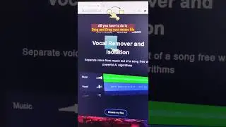 Free vocal remover and isolation