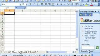 Excel 2003 Tutorial The Excel Environment Microsoft Training Lesson 1.1