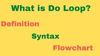 Do While Loop. Definition, syntax, flowchart. Do loop in java. #Do_loop @simanstudies